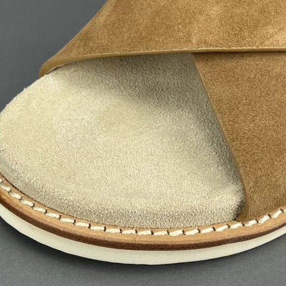 Brunello Cucinelli Slide Sandals In Suede - Picture 5 of 12